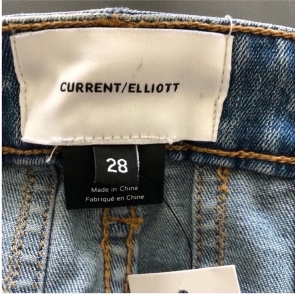 Current/Elliot The Acer Maritime Flare Jeans Covin NWT - Picture 7 of 9